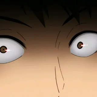 🌚 3b874ecc Anime, Ojos, Impactado, Expresión, Manga telegram sticker