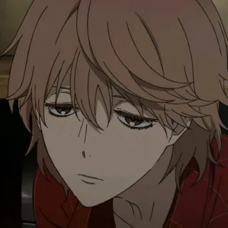 😒 4509a7ee Anime, Personaje, Triste, Retrato, Manga, Ilustración telegram sticker