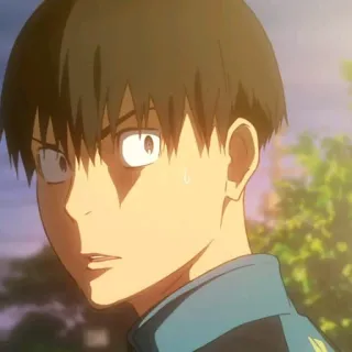 😰 daab7d82 Anime, Personaje, Retrato, Sudor, Shock, Sorpresa telegram sticker