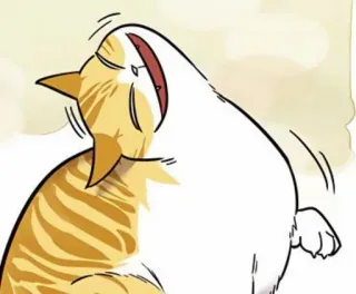 🐈 663f0ef9 kat, dier, katachtig, huisdier, schattig, cartoon telegram sticker