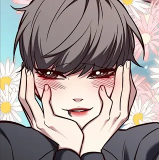 🐈 6c80d1bf anime, cartoon, tekening, digitale kunst, personage, portret telegram sticker