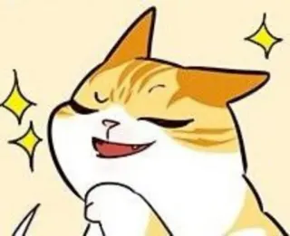 🐈 6ea8b542 kat, oranje cyperse kat, meme, schattig, dier, kawaii telegram sticker