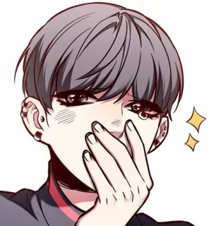 🐈 7b071f7e Anime, Cartoon, Manga, Koreaans telegram sticker