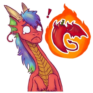 Breezy Dragon whatsapp stickers