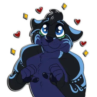 🙈 289615b0 animal, gato, lindo, peludo, amor whatsapp sticker