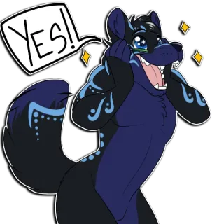 Kazetu the Seawolf telegram stickers