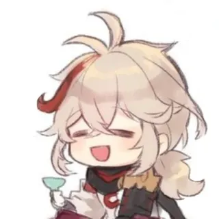 😁 2080a37d Kaedehara Kazuha Genshin Impact Anime, Videospiel, Kazuha, Genshin Impact whatsapp sticker