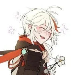 😆 3f1be04b Kaedehara Kazuha Genshin Impact Anime, Genshin Impact, Kazuha, Anime Charakter whatsapp sticker