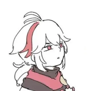 🙄 5ca45c3f Kaedehara Kazuha Genshin Impact Anime, Cartoon, Fanart, Charakter, Kazuha, Genshin Impact whatsapp sticker