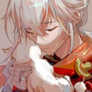 😢 844a2e96 Anime, Katze, Weinend, Traurig, Charakter, Illustration, Kunst whatsapp sticker