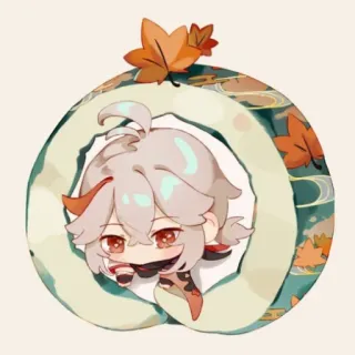 🤗 ebc419f4 Kaedehara Kazuha Genshin Impact Anime, Charakter, Videospiel, Genshin Impact, Kaedehara Kazuha whatsapp sticker