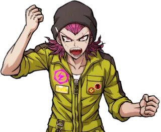 😡 0325e76f Kazuichi Souda Danganronpa 애니메이션, 화난, 단간론파, 소우다 카즈이치 telegram sticker