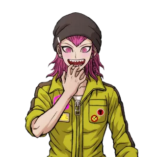 😍 26c738c2 Kazuichi Souda Danganronpa Anime, Manga, Kazuichi Souda, Danganronpa, Nhân vật, Tóc hồng, Mũ beanie whatsapp sticker