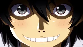 😼 b00c89f0 anime, desenho animado, rosto, sorriso, expressão telegram sticker