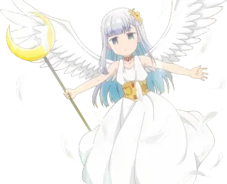 👼 1a935ccb Anime, Engel, Flügel, Süß, Mädchen, Cartoon telegram sticker
