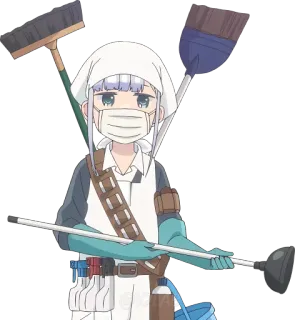 Reina Aharen | @Arts_Flix telegram stickers