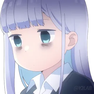 😪 76234b15 @y2lab Anime, Süß, Mädchen, Cartoon, Aufkleber telegram sticker