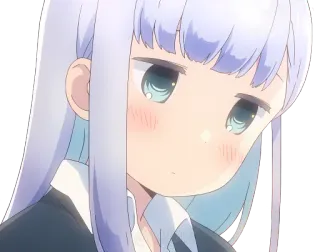 ☺ a96efc0d Anime, Mädchen, Süß, Manga, Ausdruck, Verlegen, Neues Spiel telegram sticker