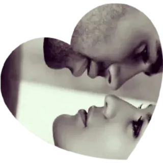 💋 5521be86 поцелуй, любовь, пара, сердце, романтика whatsapp sticker