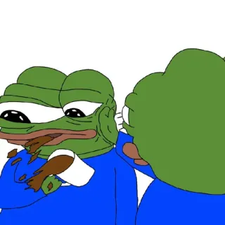 ✋ 9a8857ec Pepe the Frog Pepe, o Sapo, Meme, Cultura da internet, Chorando, Triste, Chateado telegram sticker