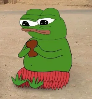 😄 b235d0eb Pepe the Frog rã, meme, meme da internet, pepe, rã triste, personagem telegram sticker