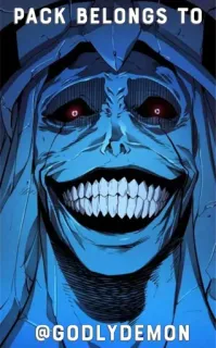 🤔 8235cb69 PACK BELONGS TO
@GODLYDEMON 悪魔, モンスター, ホラー, ファンタジー, しかめっ面, 不気味 telegram sticker