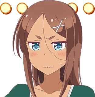 😓 cda8c8de アニメ, 女の子, 可愛い, 漫画, キャラクター telegram sticker