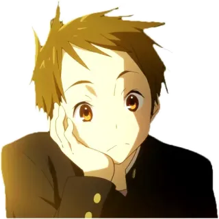 😐 23f79147 Anime, Menino, Personagem, Retrato, Mangá telegram sticker