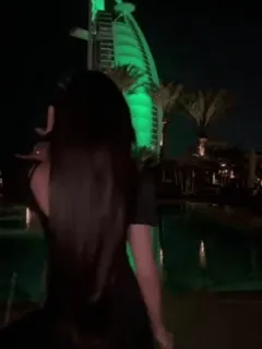 🍓 483c228a Dubai, Burj Al Arab, noche, viajes, lujo, arquitectura, monumento telegram sticker