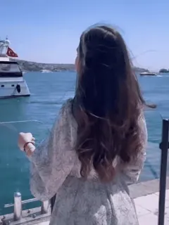 🍓 5653cd87 mar, barco, agua, mujer, muelle, puerto, paisaje telegram sticker