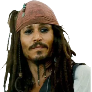 😏 6f58af4c Jack Sparrow Pirates of the Caribbean Pirat, Kapitän, Film, Figur, Abenteuer telegram sticker