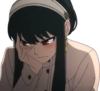 😳 0abf527e Yor Forger Spy x Family anime, spy x family, yor forger, yor briar, uitdrukking, sticker whatsapp sticker