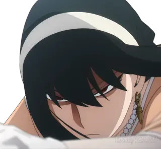 🔪 a667e906 Yor Forger Spy x Family Anime, Vrouw, Yor Forger, Spy x Family whatsapp sticker