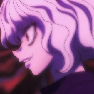 ⚜ 3384c2f7 Neferpitou Hunter x Hunter Аниме, Злодей, Антагонист, Hunter x Hunter, Нэн whatsapp sticker