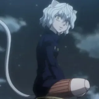 ⚜ 58341180 Neferpitou Hunter x Hunter Аниме, Кот, Гуманоид, Муравей, Охотник, HxH whatsapp sticker