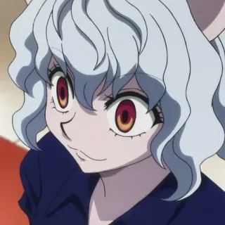 ⚜ 73445513 Neferpitou Hunter x Hunter Аниме, Злодей, Муравей-химера, Hunter x Hunter, Питу whatsapp sticker