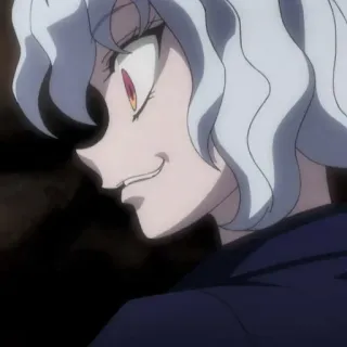 ⚜ 7e24e2e9 Neferpitou Hunter x Hunter Аниме, Злодей, Жуткий, Hunter x Hunter whatsapp sticker