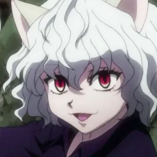 ⚜ 99bb4708 Neferpitou Hunter x Hunter Аниме, Кот, Муравей, HunterxHunter, Неферпиту whatsapp sticker