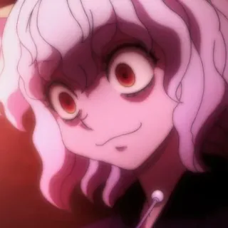 ⚜ caff32f9 Neferpitou Hunter x Hunter Аниме, Злодей, Антагонист, Hunter x Hunter, Неферпиту whatsapp sticker