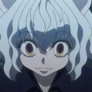 ⚜ cd399dd0 Neferpitou Hunter x Hunter Аниме, Hunter x Hunter, Неферпито, Муравей-химера, Злодей whatsapp sticker