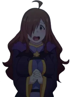 🙏 c26bdae7 Wiz Konosuba Anime, Konosuba, Wiz, Postać telegram sticker