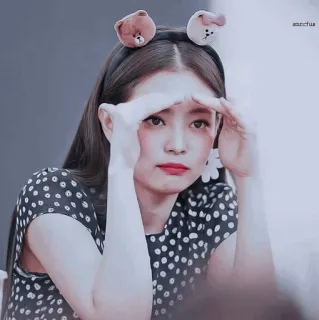 💱 3ab10292 phụ nữ, người nổi tiếng, kpop, người, vẻ đẹp, băng đô, thời trang telegram sticker