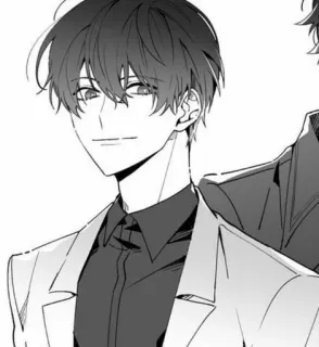 📖 86ad31e7 Аниме, Манга, Мужчина, Костюм, Персонаж whatsapp sticker