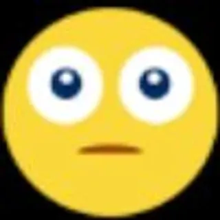 🌟 791945fb emoji, twarz, wyraz, żółty, oczy whatsapp sticker