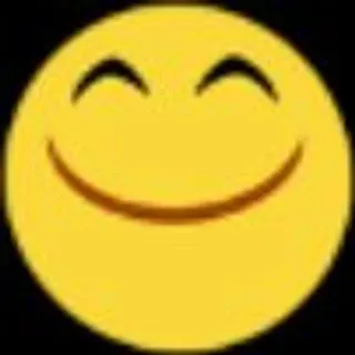 🌟 987be04e emoji, buźka, szczęśliwy, żółty whatsapp sticker