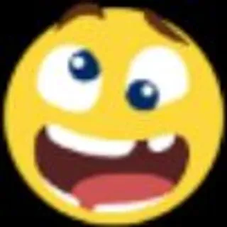 🌟 99899b74 Emoji, Uśmiech, Kreskówka, Śmieszne, Twarz whatsapp sticker