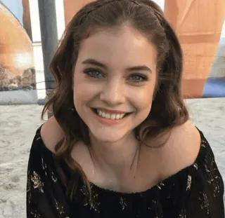 🚩 19d411d0 Portrait, Frau, Lächeln, Off-Shoulder-Top, schön, Brünette, Kopfschuss telegram sticker