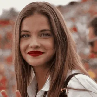 🚩 814c6812 Frau, schön, Schauspielerin, Porträt, hübsch, Mädchen, Promi telegram sticker