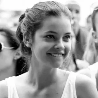 🚩 ff7e8181 Frau, Porträt, Graustufen, Person, Model, Schönheit, Jung, Hübsch telegram sticker