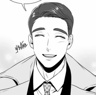 🌟 589aca8d улыбка lächeln, mann, schwarz weiß, glücklich whatsapp sticker